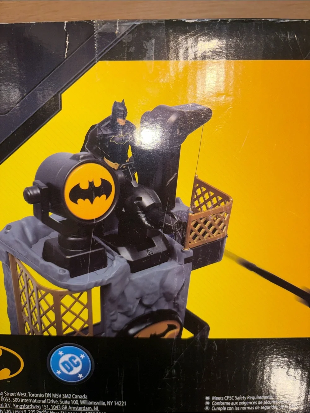 Batman Batcave Playset Spin Master 4” Figure 50723BLG Incomplete Open Box